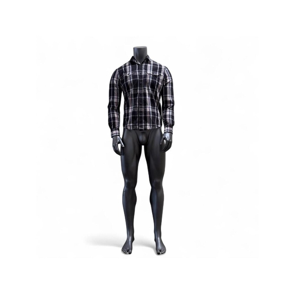 American Rag Cie Plaid Long Sleeve Button-Up Shirt